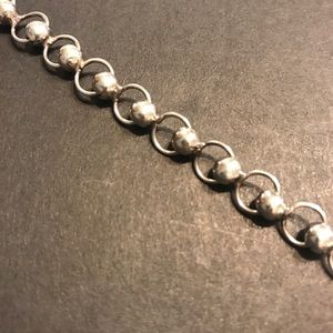 Sterling Ball & Link Bracelet